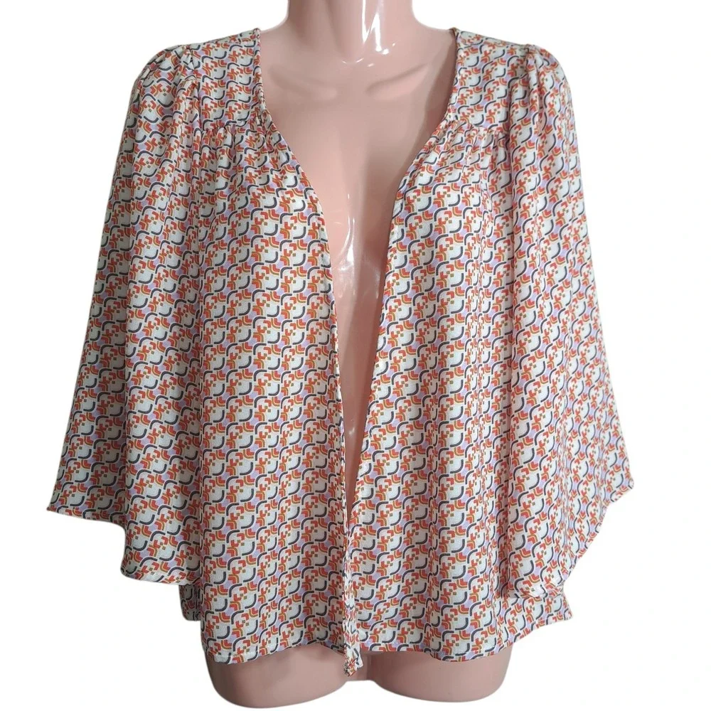 Willow Root Women's Open Front Cardigan Size M Multicolor‎ Party Night Out